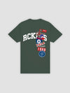 Young and Reckless Mens - Tops - Graphic Tee Descent Tee - Vintage Pine