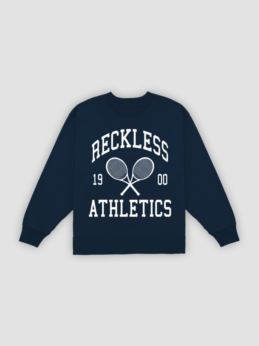Young and Reckless Mens - Fleece - Crewnecks Athletics Crewneck - Navy