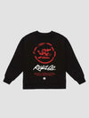 Young and Reckless Mens - Tops - Graphic Tee Deface Crewneck - Black