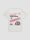 Young and Reckless Mens - Tops - Graphic Tees Community Tee - Natural