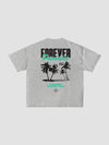 Young and Reckless Mens - Tops - Graphic Tees Forever Paradise Tee - Heather Grey