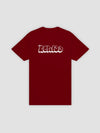 Young and Reckless Mens - Tops - Graphic Tees Tagger Tee - Burgundy