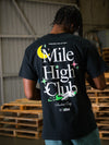 Young and Reckless Mens - WeedHumor Reckless X Weedhumor: Mile High Club Tee - Black