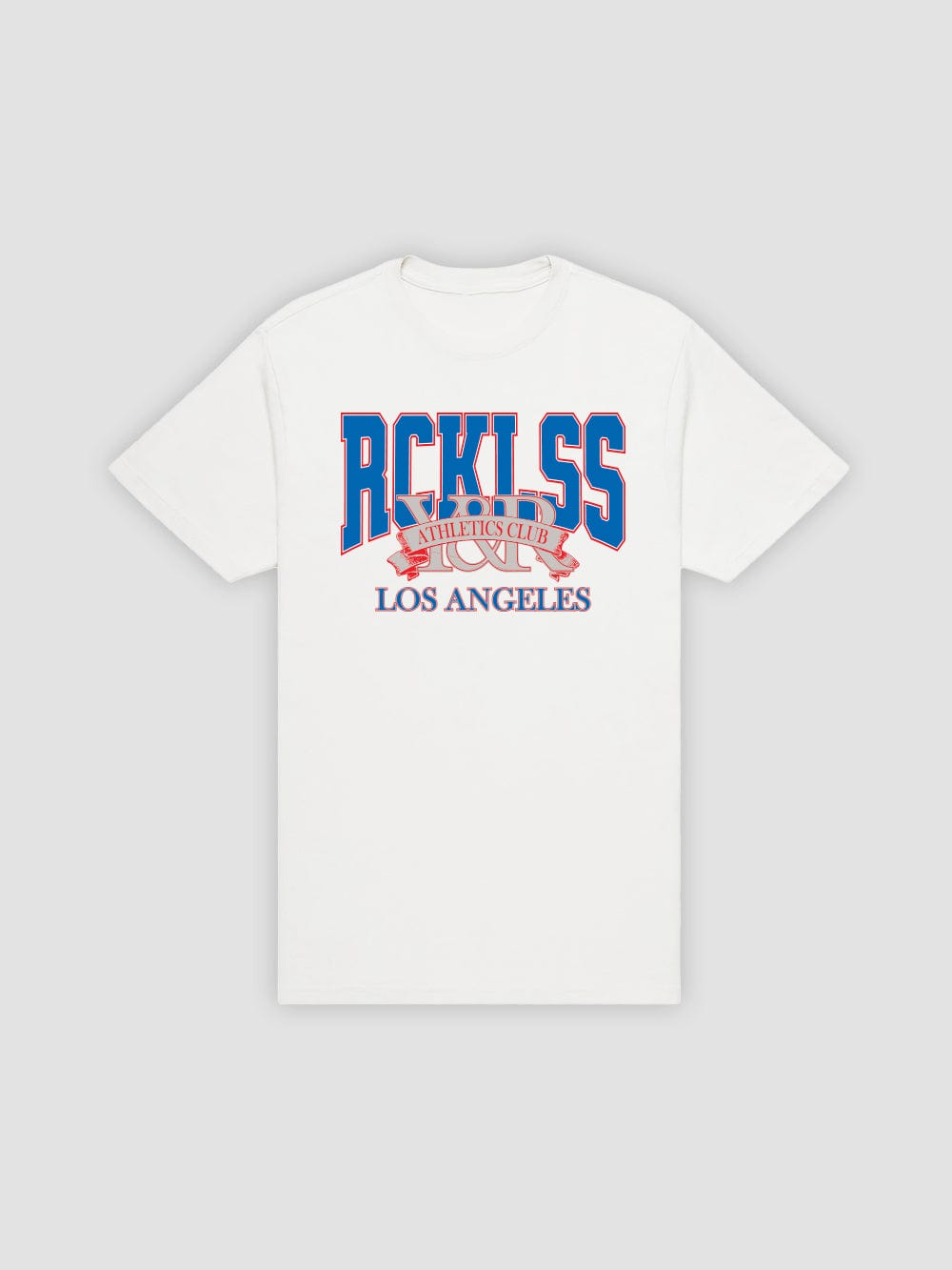 Young & Reckless Mens - Tops - Graphic Tee Banner Tee - White