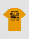 Young & Reckless Mens - Tops - Graphic Tee Digital Solutions Tee - Gold