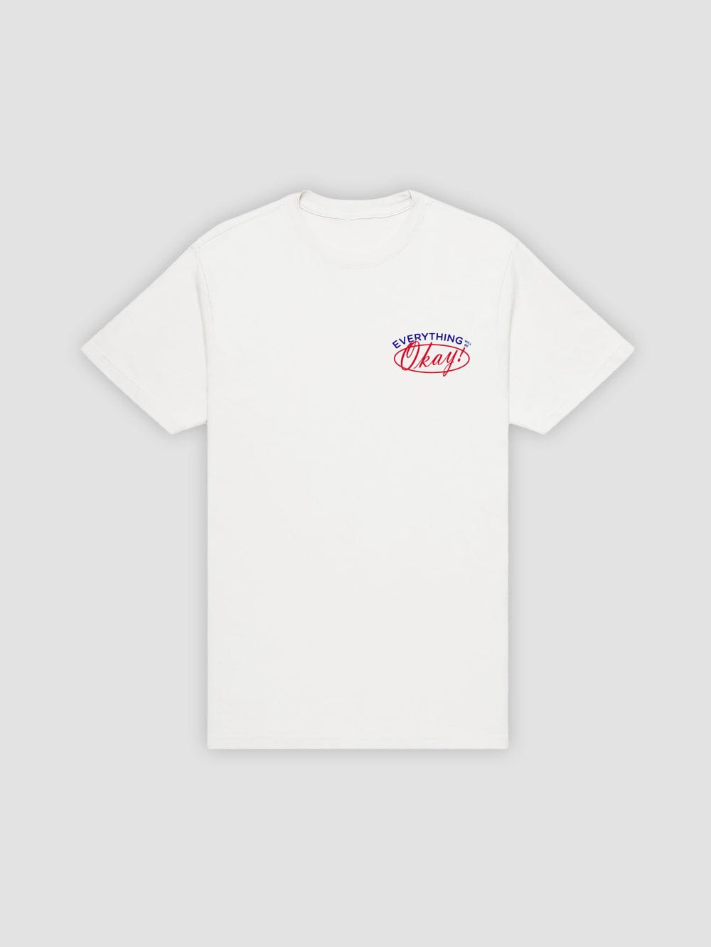 Young & Reckless Mens - Tops - Graphic Tee Stop Worrying Tee - White