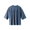 Phantom Marketplace Shirts Yeezy Gap Engineered by Balenciaga Dove 3/4 Sleeve Tee - Dark Blue