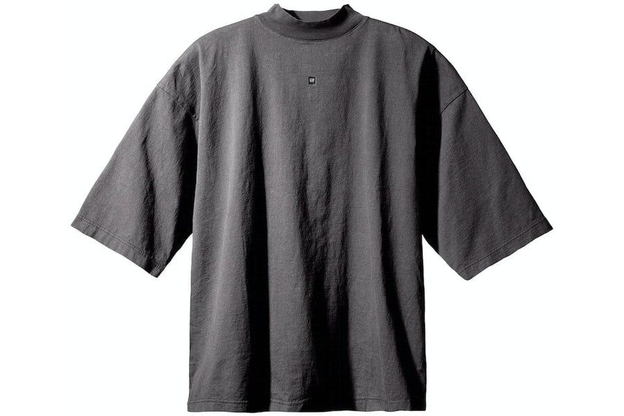 Phantom Marketplace Shirts Yeezy Gap Engineered by Balenciaga Logo 3/4 Sleeve Tee - Dark Grey