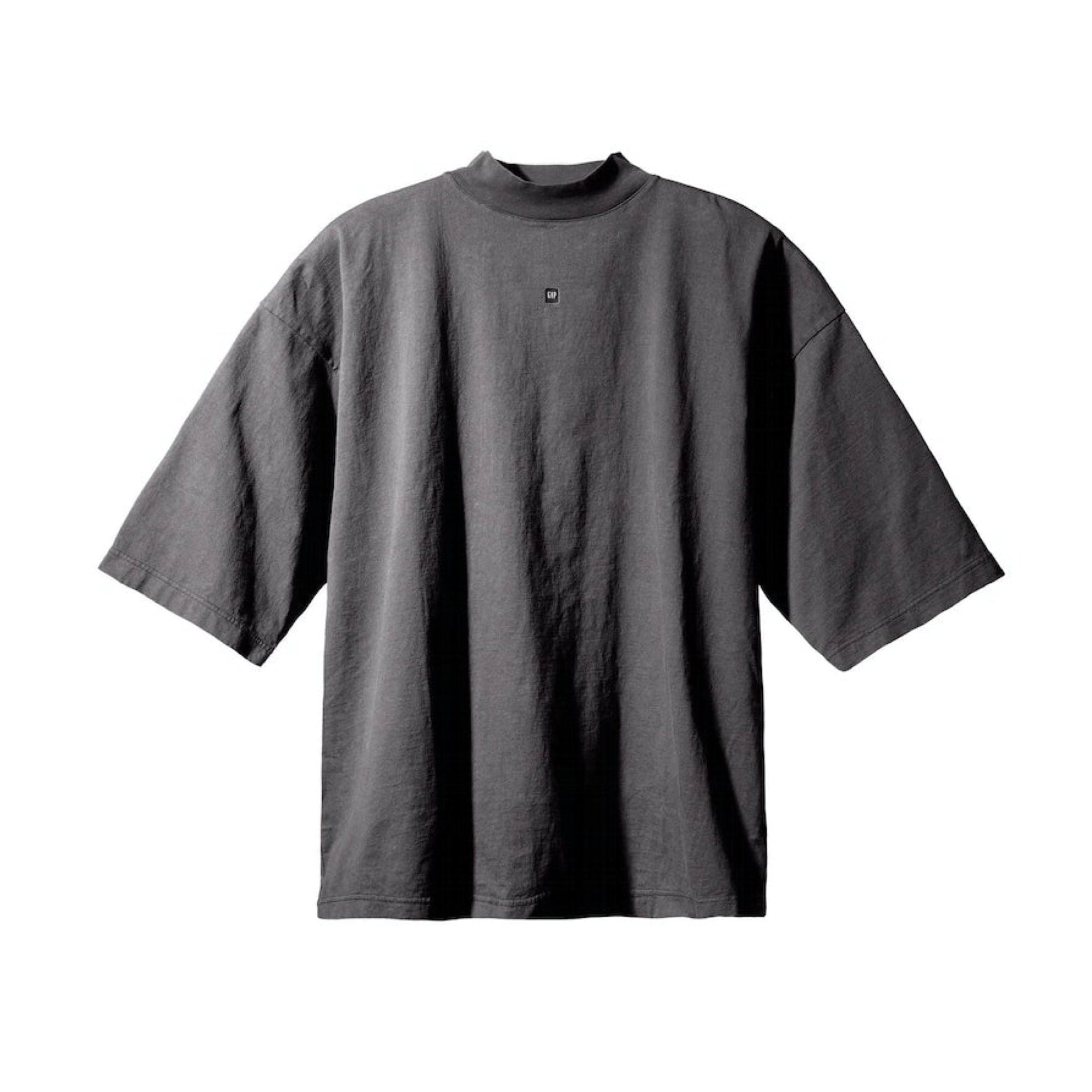 Phantom Marketplace Shirts Yeezy Gap Engineered by Balenciaga Logo 3/4 Sleeve Tee - Dark Grey