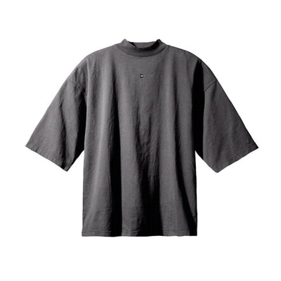 Phantom Marketplace Shirts Yeezy Gap Engineered by Balenciaga Logo 3/4 Sleeve Tee - Dark Grey