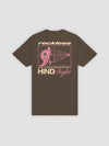 Young and Reckless Mens - Archived Hindsight Tee - Chocolate Brown