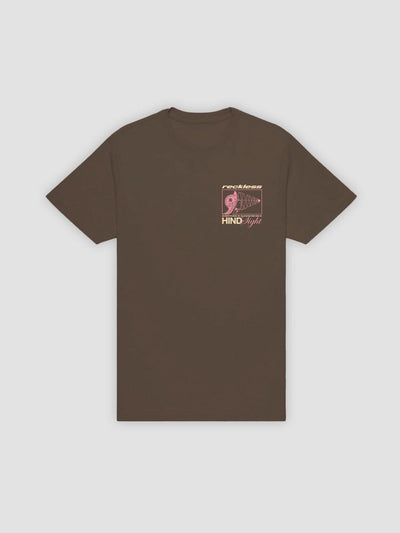 Young and Reckless Mens - Archived Hindsight Tee - Chocolate Brown