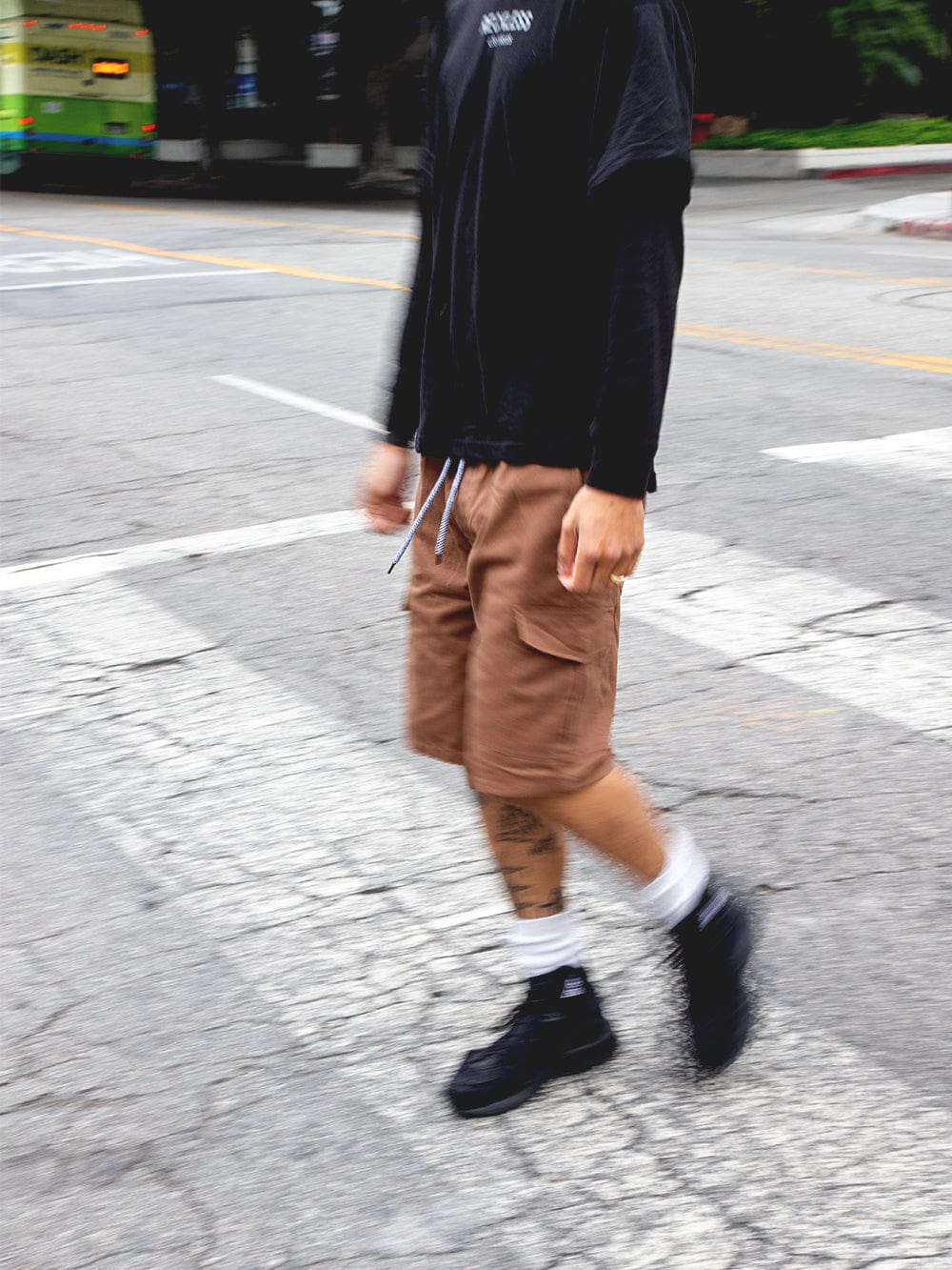 Young and Reckless Mens - Bottoms - Cargos Colton Cargo Short - Brown