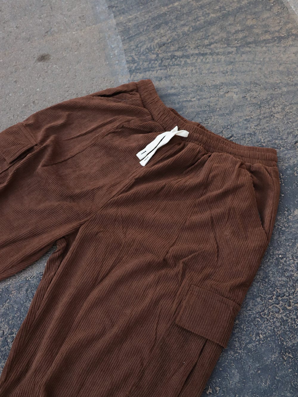 Young and Reckless Mens - Bottoms - Cargos Ridge Corduroy Pant - Brown