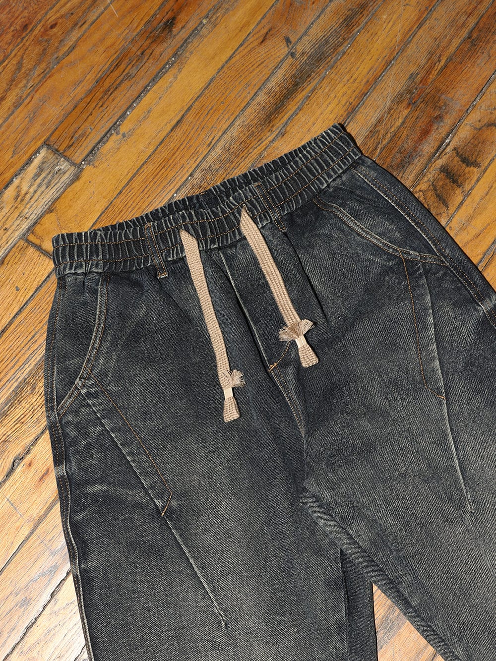 Young and Reckless Mens - Bottoms - Cargos Rogue Denim Jogger - Black