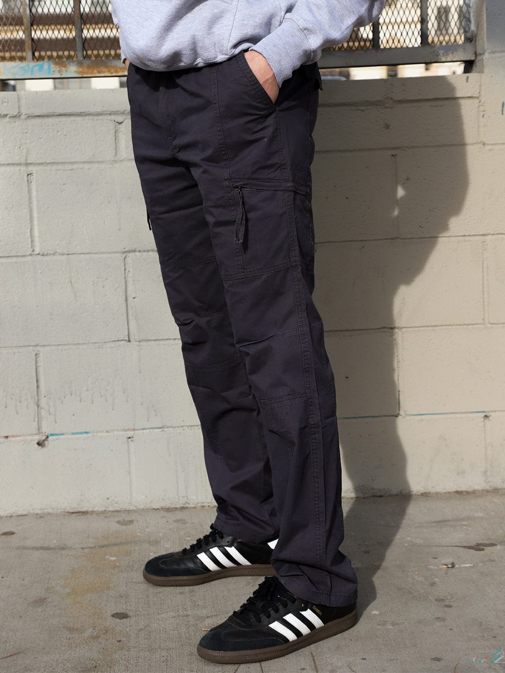 Young and Reckless Mens - Bottoms - Cargos Vandal Cargo Pant - Black