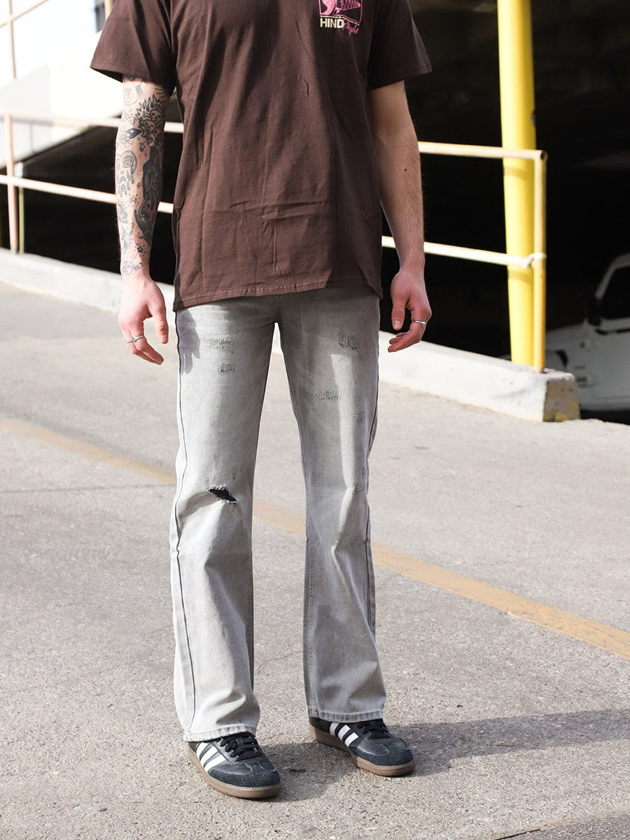 Young and Reckless Mens - Denim Carter Denim - Grey