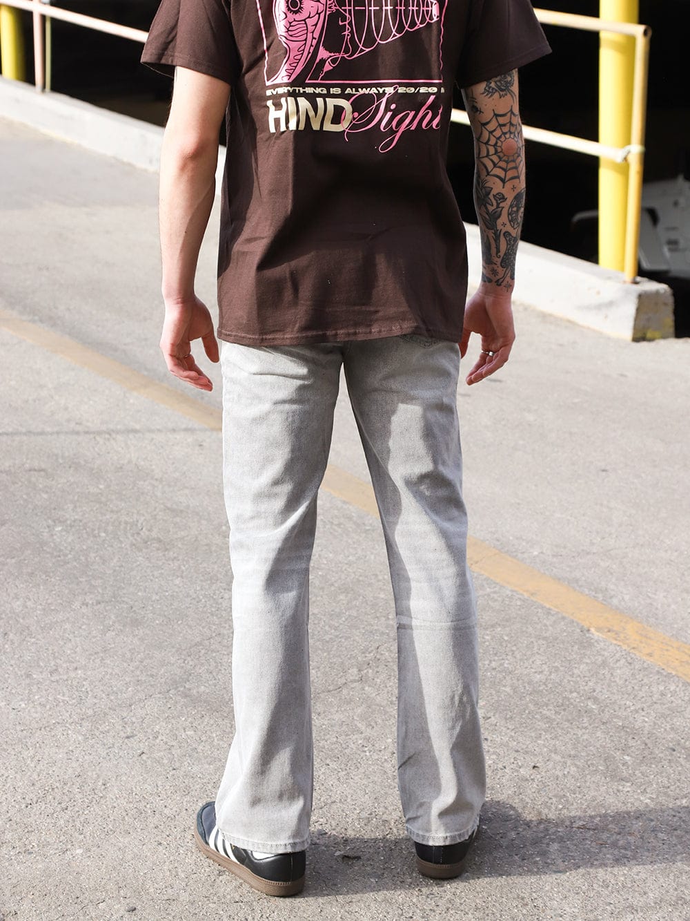 Young and Reckless Mens - Denim Carter Denim - Grey