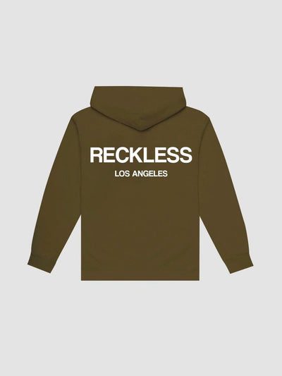 Young and Reckless Mens - Fleece - Hoodies Classic Hoodie - Military Green