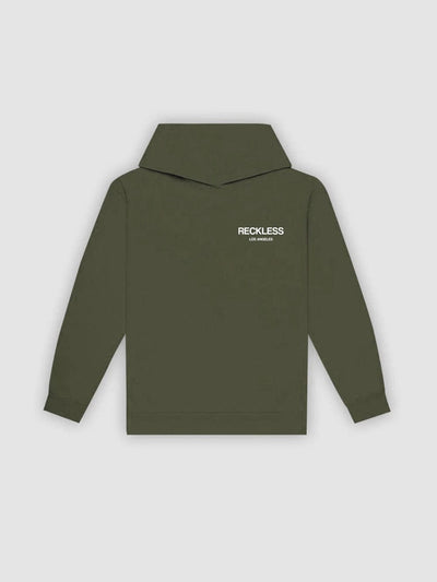 Young and Reckless Mens - Fleece - Hoodies Classic Hoodie - Military Green