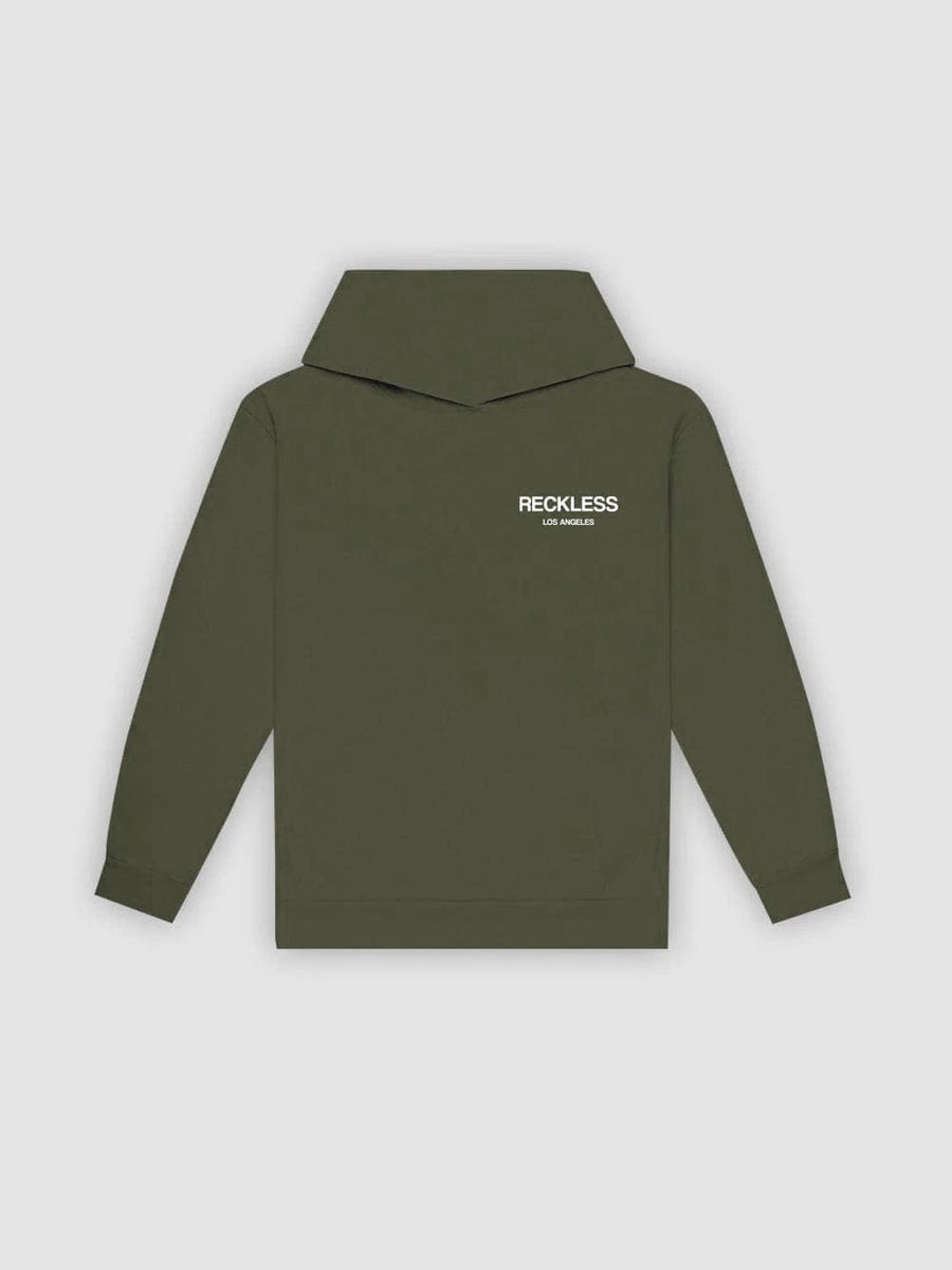 Young and Reckless Mens - Fleece - Hoodies Classic Hoodie - Military Green