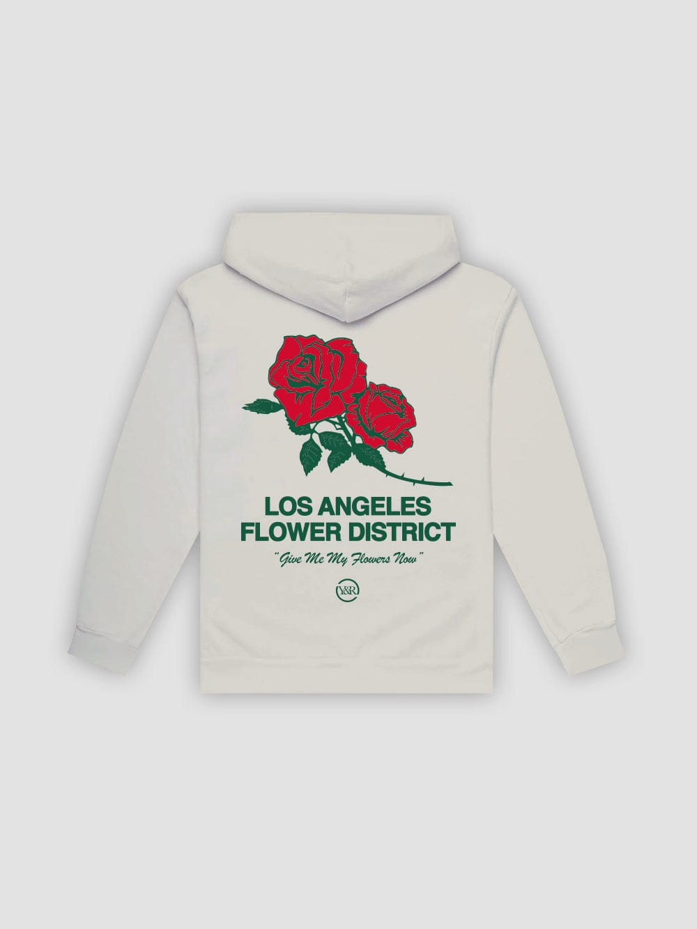 Flower District Hoodie - Cream
