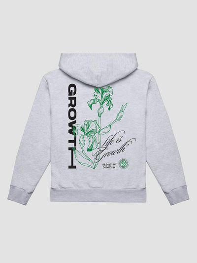 Young and Reckless Mens - Fleece - Hoodies Growth Hoodie - Heather Grey