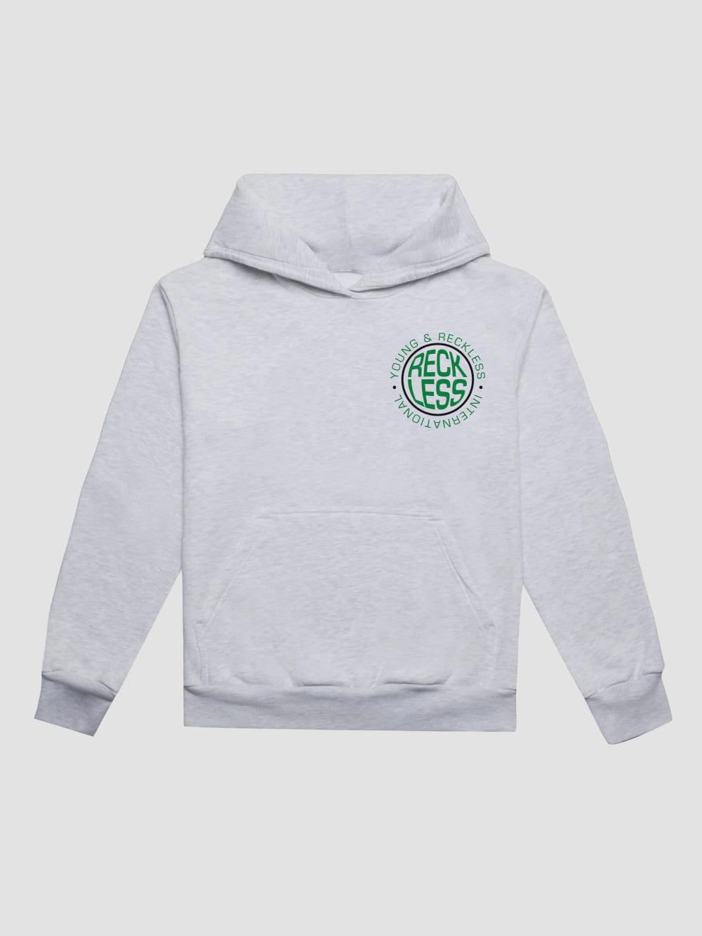 Young and Reckless Mens - Fleece - Hoodies Growth Hoodie - Heather Grey