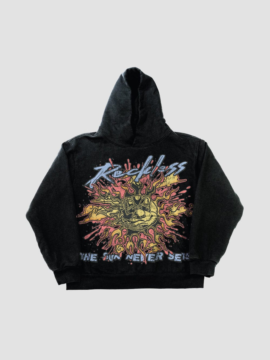 The Sun Never Sets Hoodie - Black