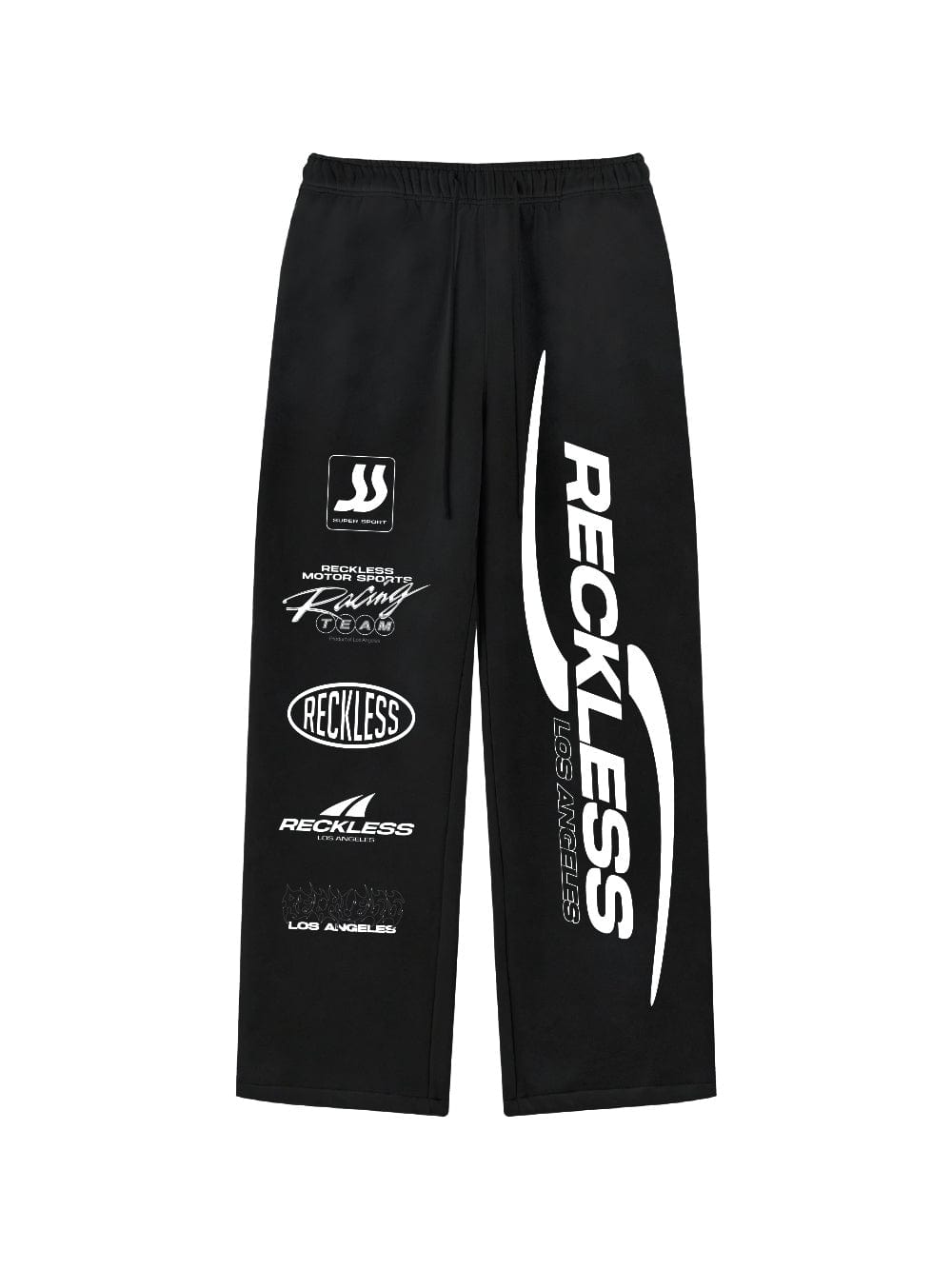 Young and Reckless Mens - Fleece - Sweatpants Track Mode Sweatpants - Black