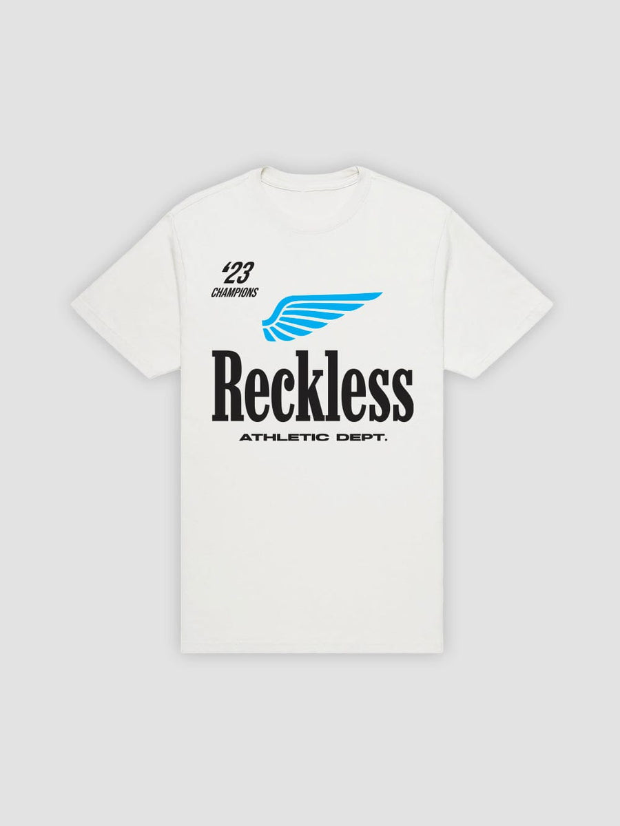 Young and Reckless Mens - Tops - Graphic Tee Aerial Tee - White