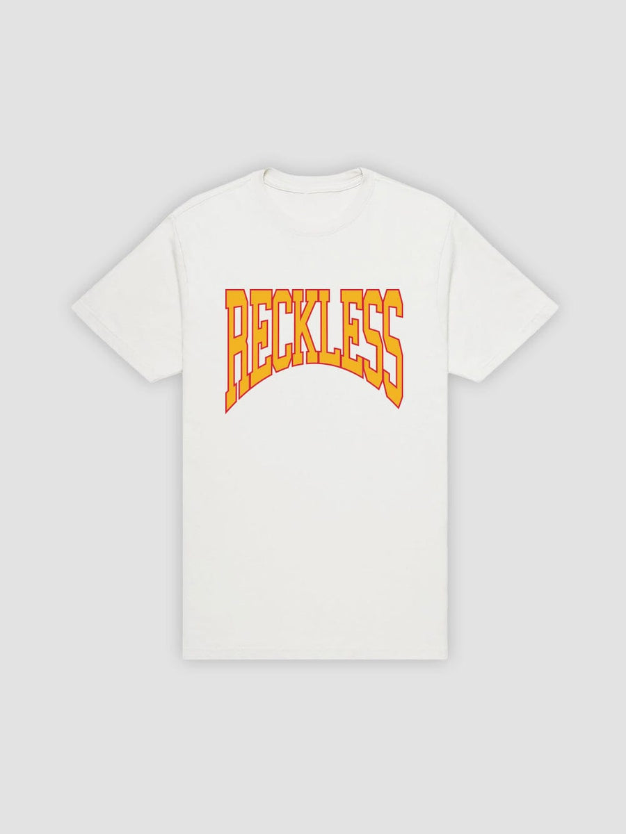 Young and Reckless Mens - Tops - Graphic Tee Arch Tee - White