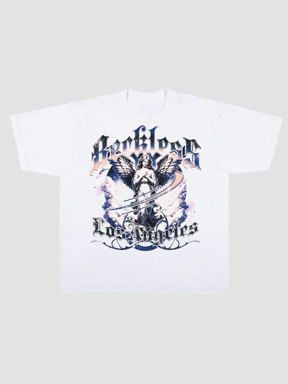 Young and Reckless Mens - Tops - Graphic Tee Celestial Tee - White