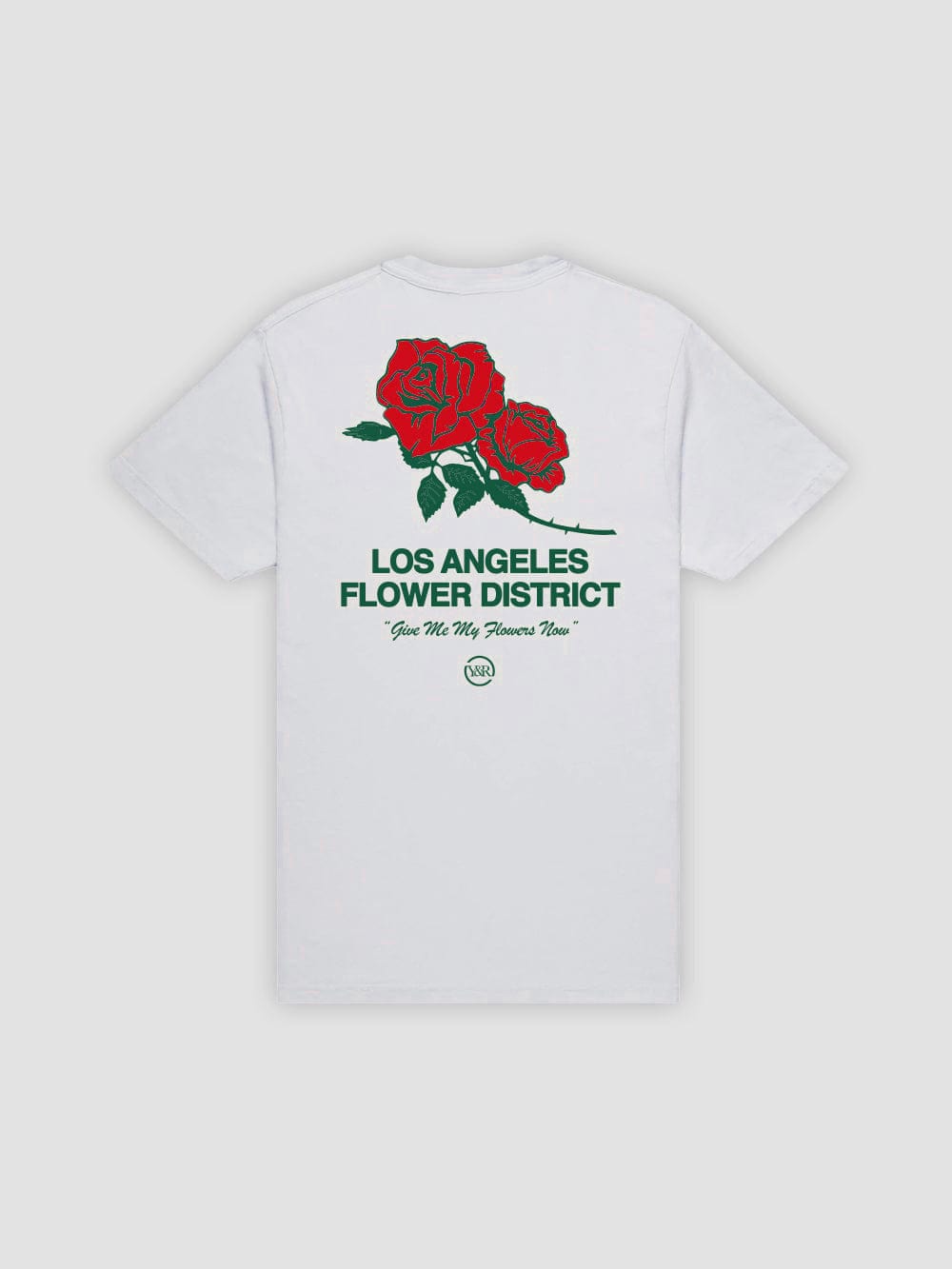Flower District Tee - White – Young & Reckless