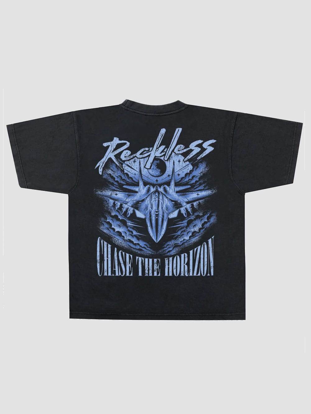 Young and Reckless Mens - Tops - Graphic Tee Horizon Tee - Black