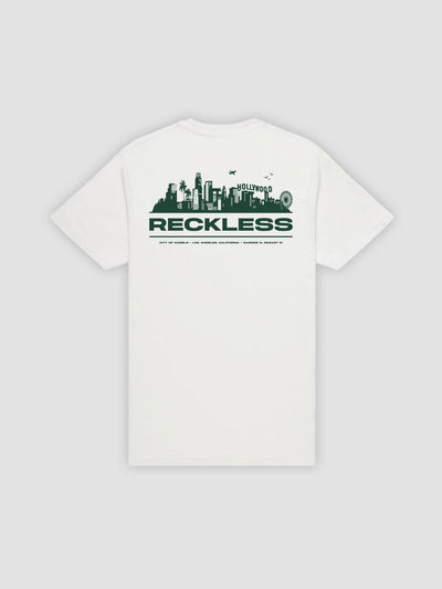 Young and Reckless Mens - Tops - Graphic Tee Horizon Tee - White