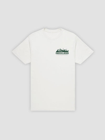 Young and Reckless Mens - Tops - Graphic Tee Horizon Tee - White