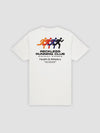 Young and Reckless Mens - Tops - Graphic Tee Marathon Tee - White