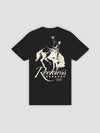 Young and Reckless Mens - Tops - Graphic Tee Rodeo Tee - Black