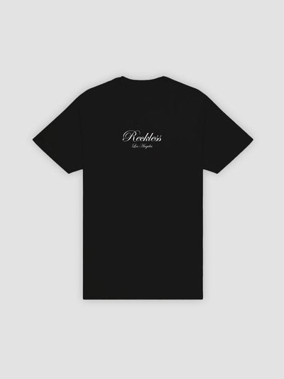Young and Reckless Mens - Tops - Graphic Tee Roses Tee - Black