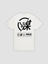 Young and Reckless Mens - Tops - Graphic Tee Strike Thru Tee - White