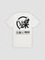 Strike Thru Tee - White