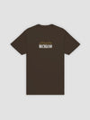 Young and Reckless Mens - Tops - Graphic Tee Tread Slowly Tee - Chocolate Brown