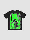 Young and Reckless Mens - Tops - Graphic Tee Y&R x Lil Aaron Young and Heartless Tee - Black