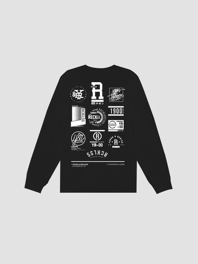 Young and Reckless Mens - Tops - Long Sleeve Franchise Long Sleeve - Black