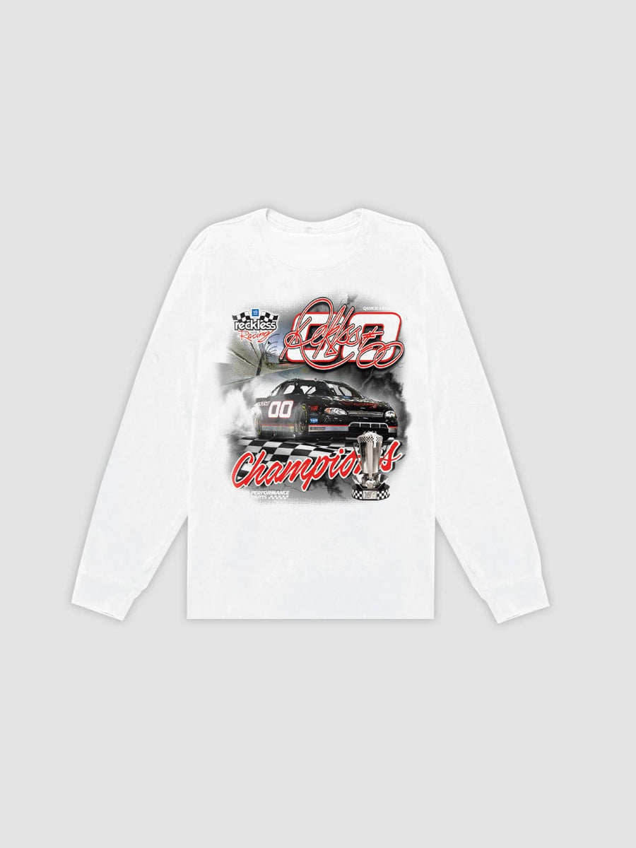 Young and Reckless Mens - Tops - Long Sleeve Slingshot Long Sleeve - White