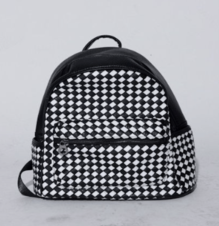 Daytona Backpack - Black/White