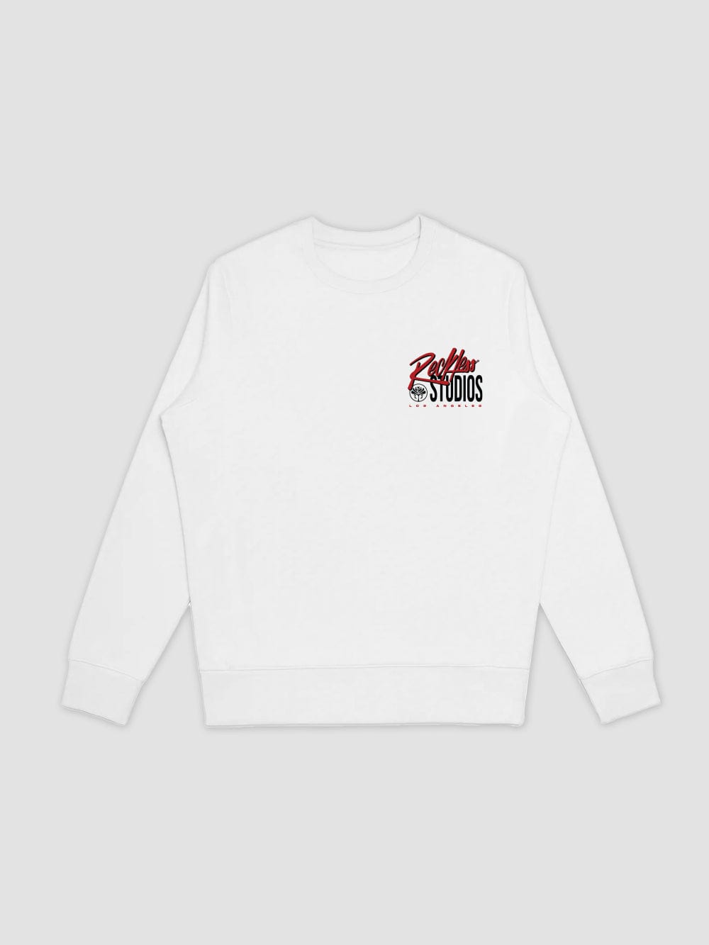 Young & Reckless Mens - Fleece - Crewnecks Studios Crewneck - White