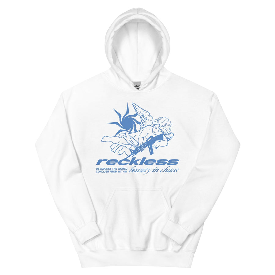 Young & Reckless Mens - Fleece - Hoodies Beauty in Chaos Hoodie - White S
