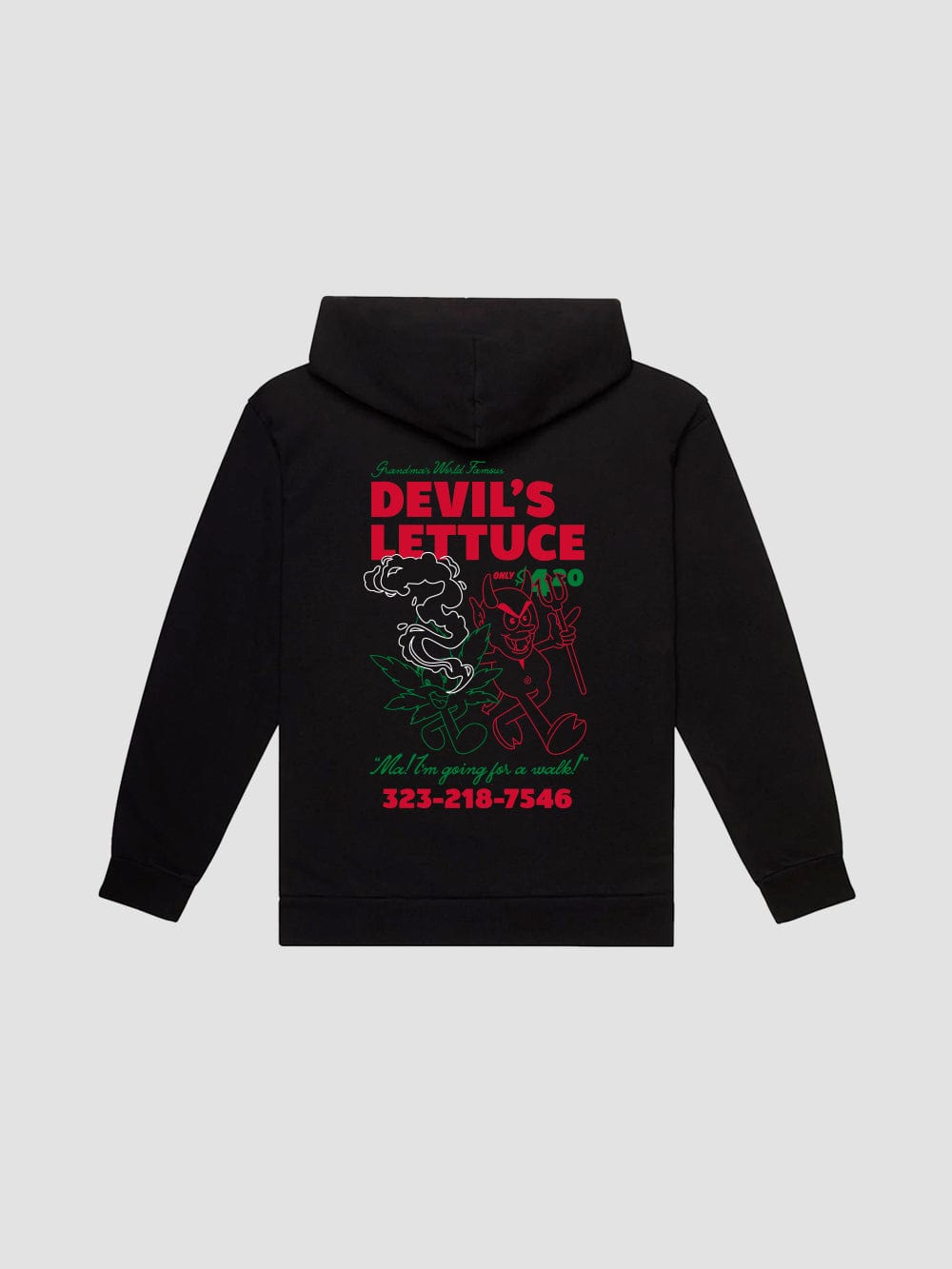 Devil's Lettuce Hoodie - Black